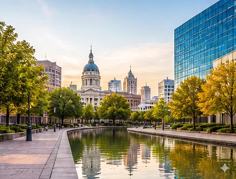 Indiana cityscape